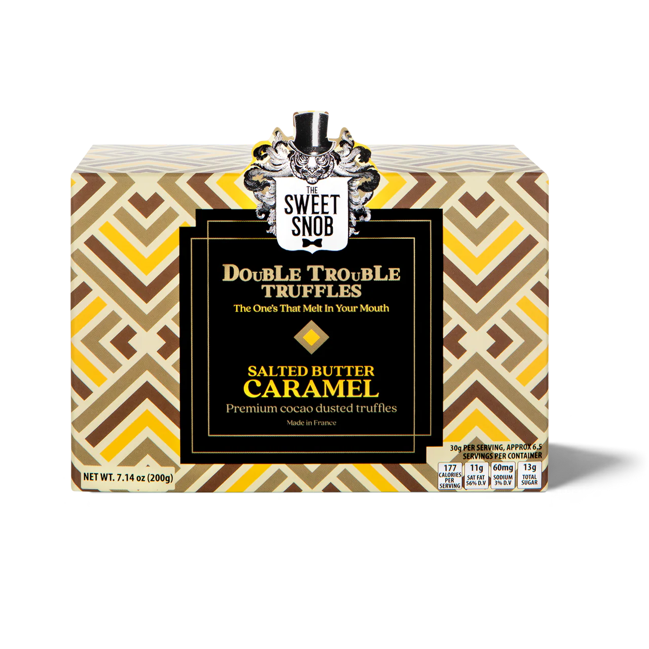 Salted Butter Caramel Double Trouble Truffles