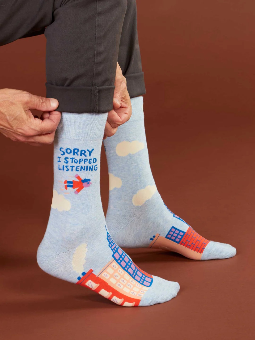Sorry I Stopped Listening Socks