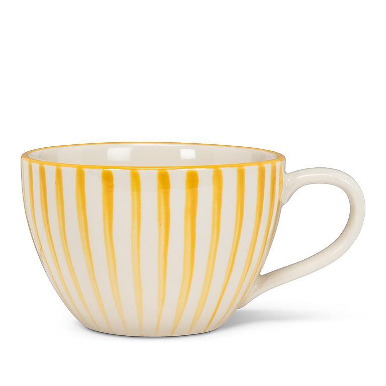 Striped Latte Mug