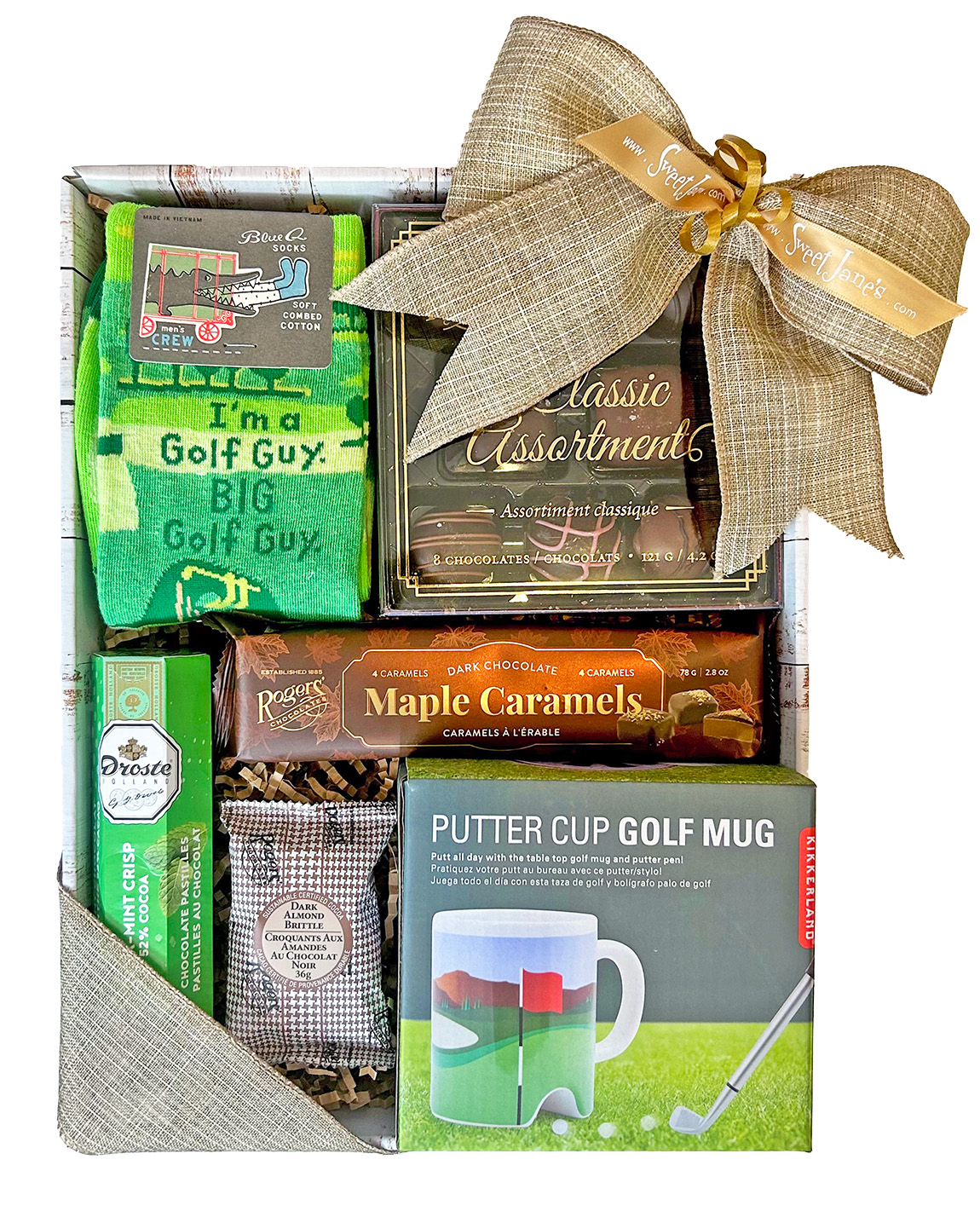 Three Golf Clubs Gift Box