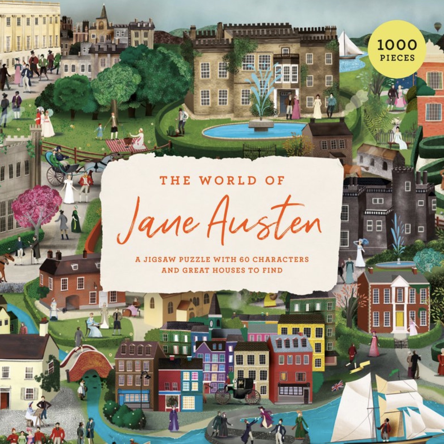 The World of Jane Austen 1000 Piece Puzzle