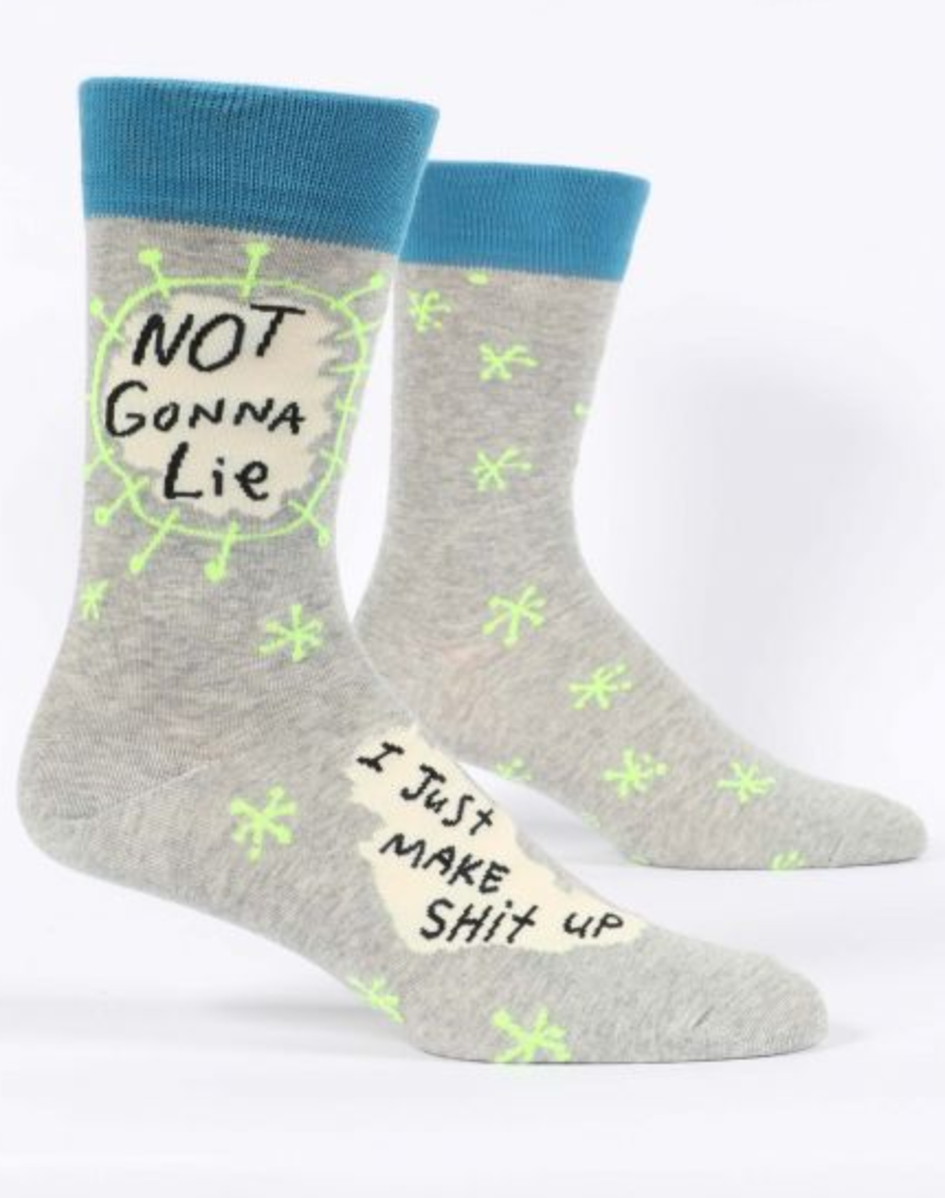 Blue Q Not Gonna Lie Socks