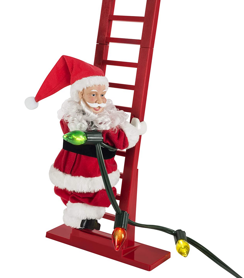 Climbing Santa