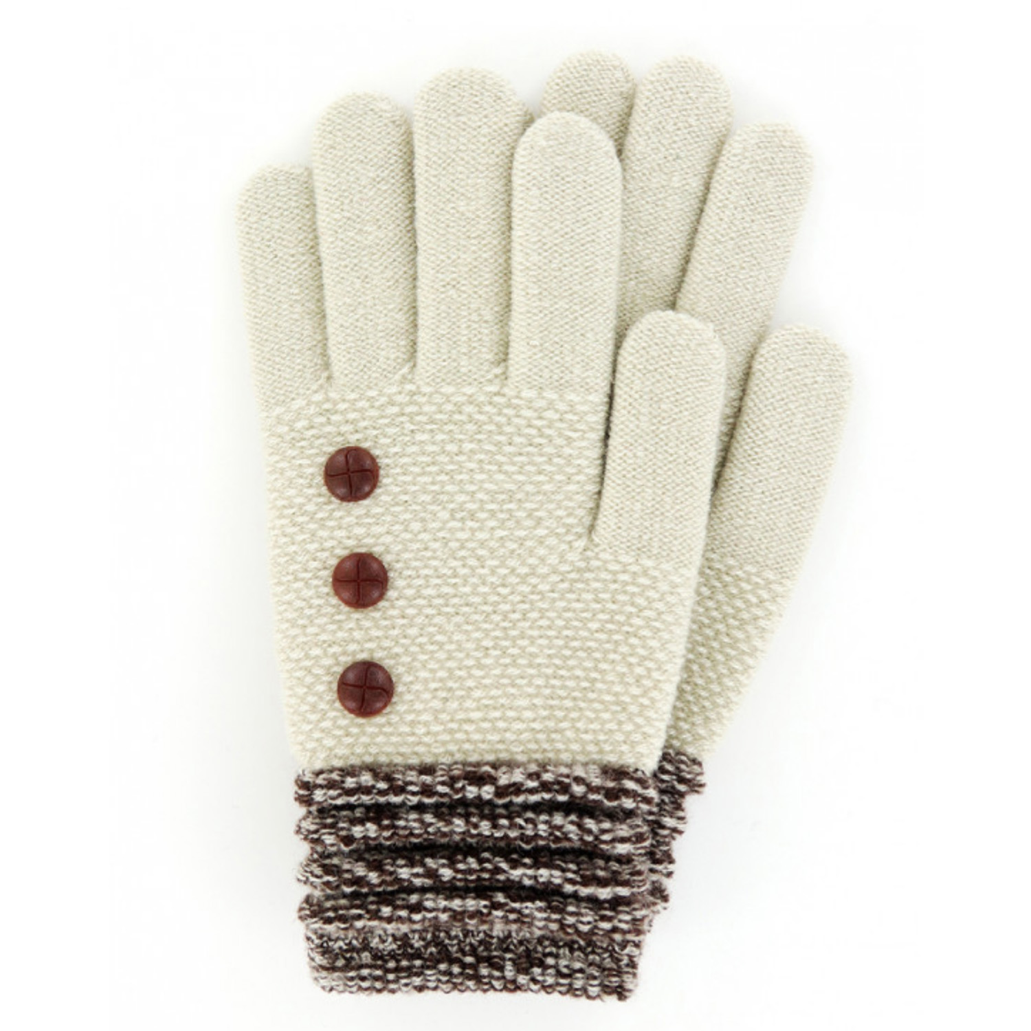 Britt's Knit's Knit Gloves Ivory