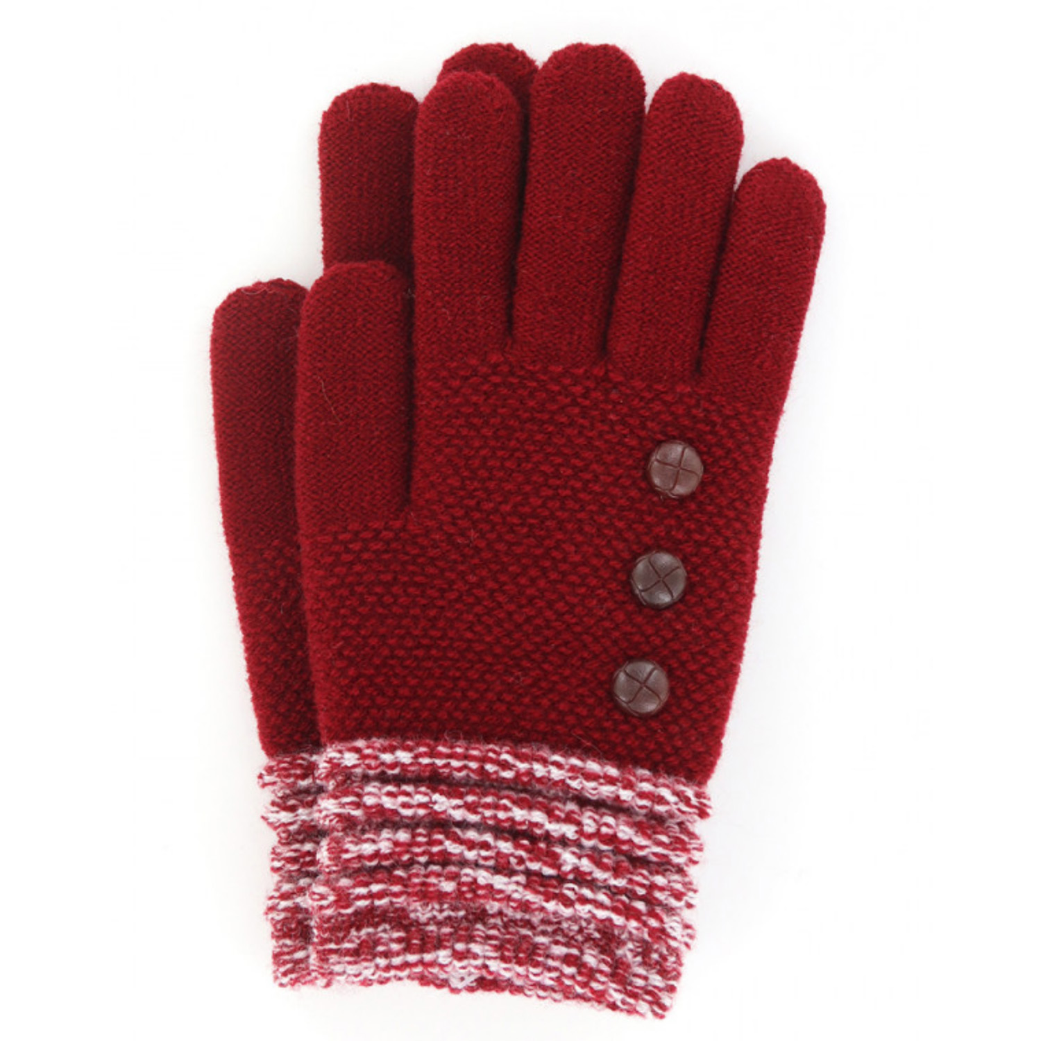 Britt's Knit's Knit Gloves Red