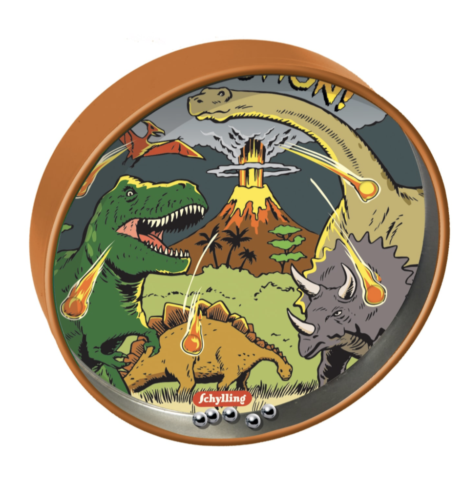 Retro Tin Puzzle Game (Dinosaurs)